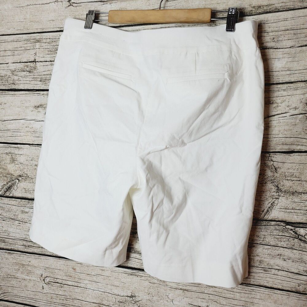 Chico's Women's White Shorts Size Large - Picture 4 of 8
